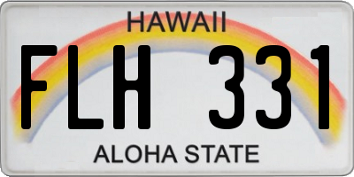 HI license plate FLH331