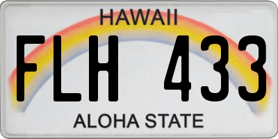 HI license plate FLH433