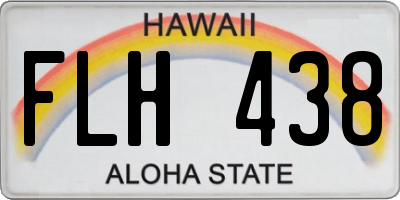 HI license plate FLH438