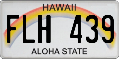 HI license plate FLH439