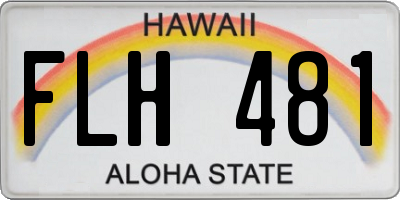 HI license plate FLH481
