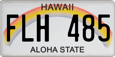 HI license plate FLH485