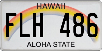 HI license plate FLH486