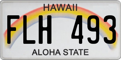 HI license plate FLH493