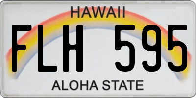HI license plate FLH595