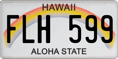 HI license plate FLH599