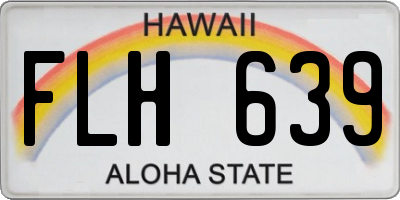 HI license plate FLH639