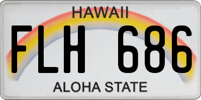 HI license plate FLH686