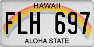 HI license plate FLH697