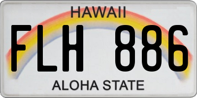 HI license plate FLH886