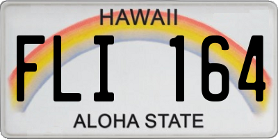 HI license plate FLI164