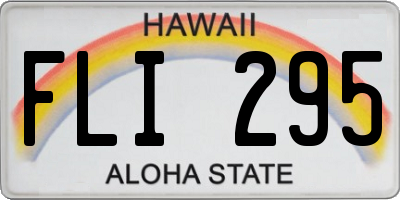 HI license plate FLI295
