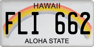 HI license plate FLI662