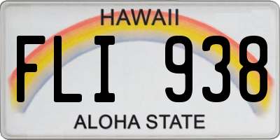 HI license plate FLI938