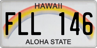 HI license plate FLL146