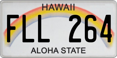 HI license plate FLL264