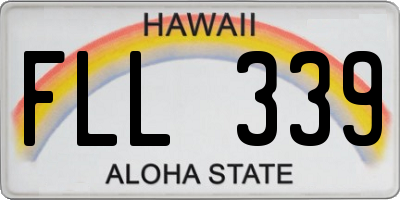 HI license plate FLL339