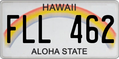HI license plate FLL462
