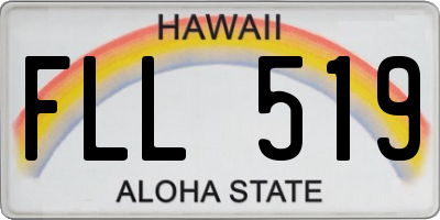 HI license plate FLL519