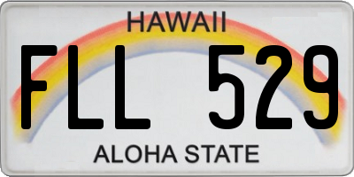 HI license plate FLL529