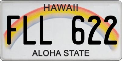 HI license plate FLL622