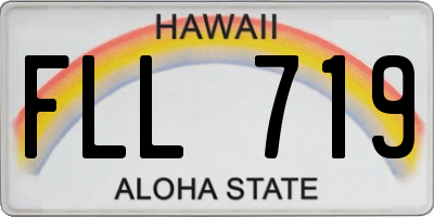HI license plate FLL719