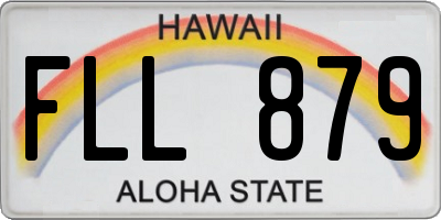 HI license plate FLL879