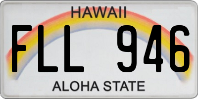 HI license plate FLL946
