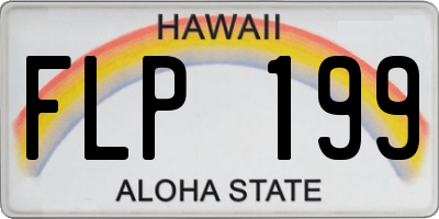 HI license plate FLP199