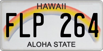 HI license plate FLP264