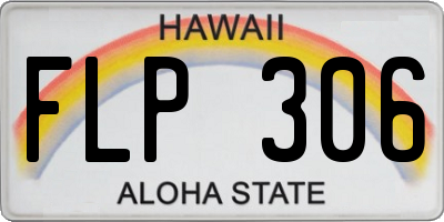 HI license plate FLP306