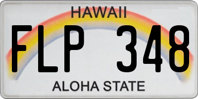 HI license plate FLP348