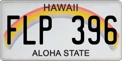 HI license plate FLP396