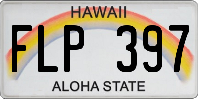 HI license plate FLP397