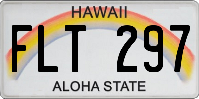 HI license plate FLT297