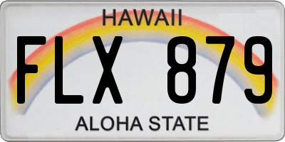 HI license plate FLX879