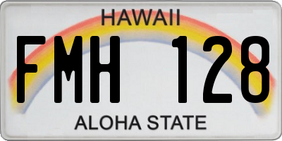 HI license plate FMH128