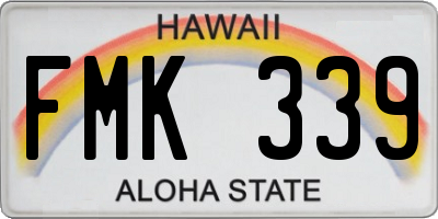 HI license plate FMK339