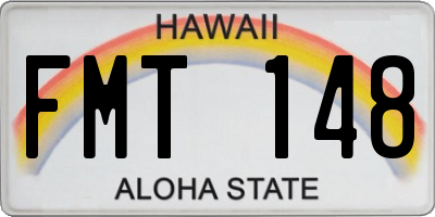 HI license plate FMT148