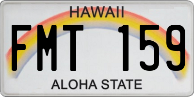 HI license plate FMT159