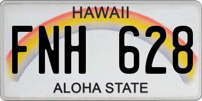 HI license plate FNH628