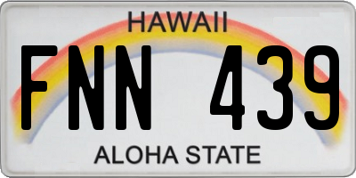 HI license plate FNN439