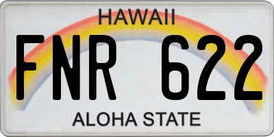 HI license plate FNR622