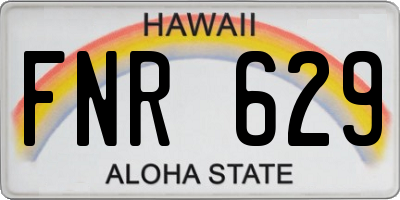 HI license plate FNR629
