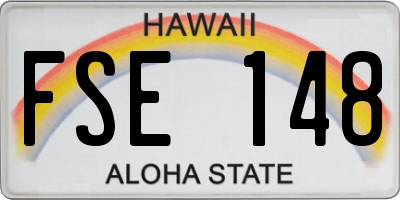 HI license plate FSE148