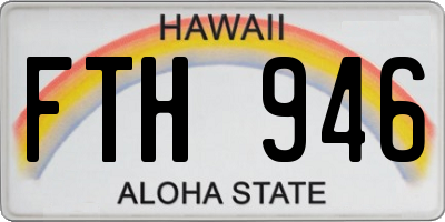 HI license plate FTH946