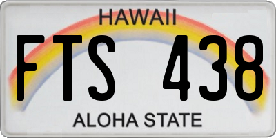HI license plate FTS438