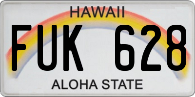 HI license plate FUK628