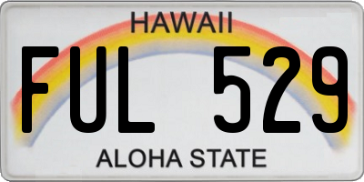 HI license plate FUL529