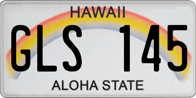 HI license plate GLS145